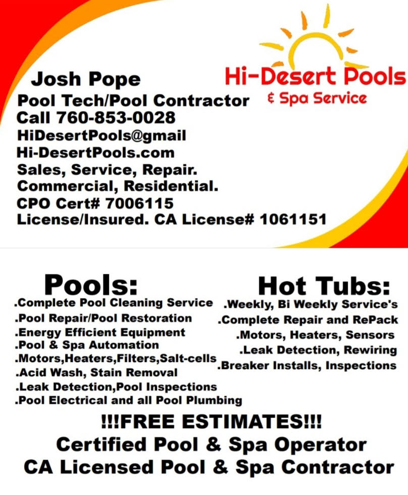 Your Pool Service Blog